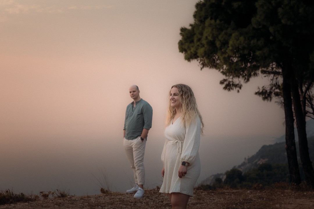 Lefkada island wedding proposal