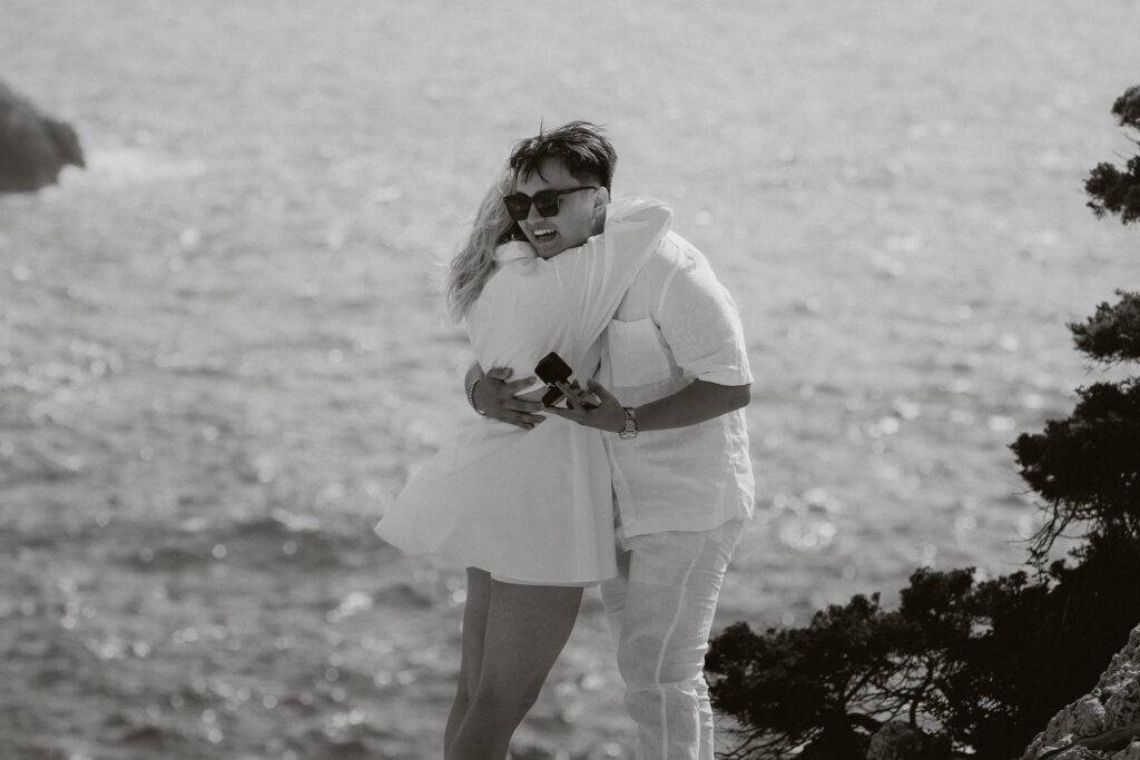 Surprise Wedding proposal in Lefkada
