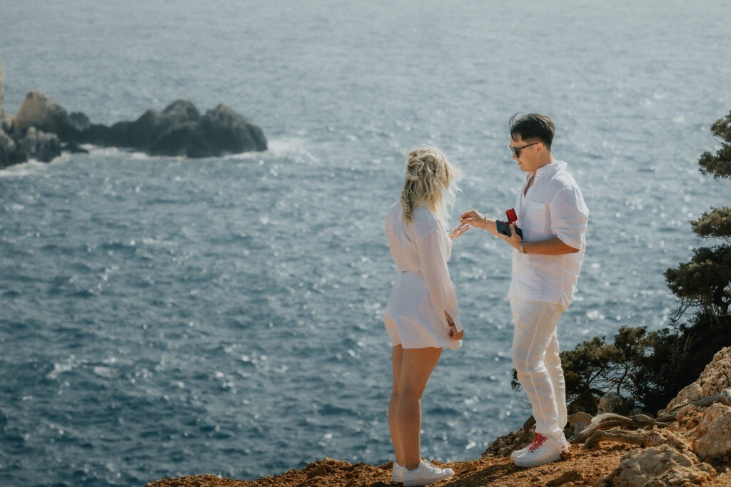 Surprise Wedding proposal in Lefkada