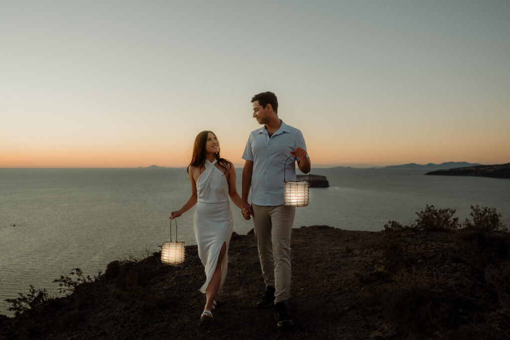 WEDDING PROPOSAL IN SANTORINI