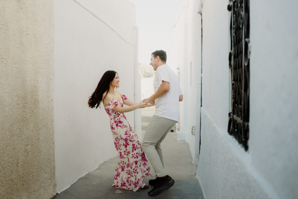 WEDDING PROPOSAL IN SANTORINI