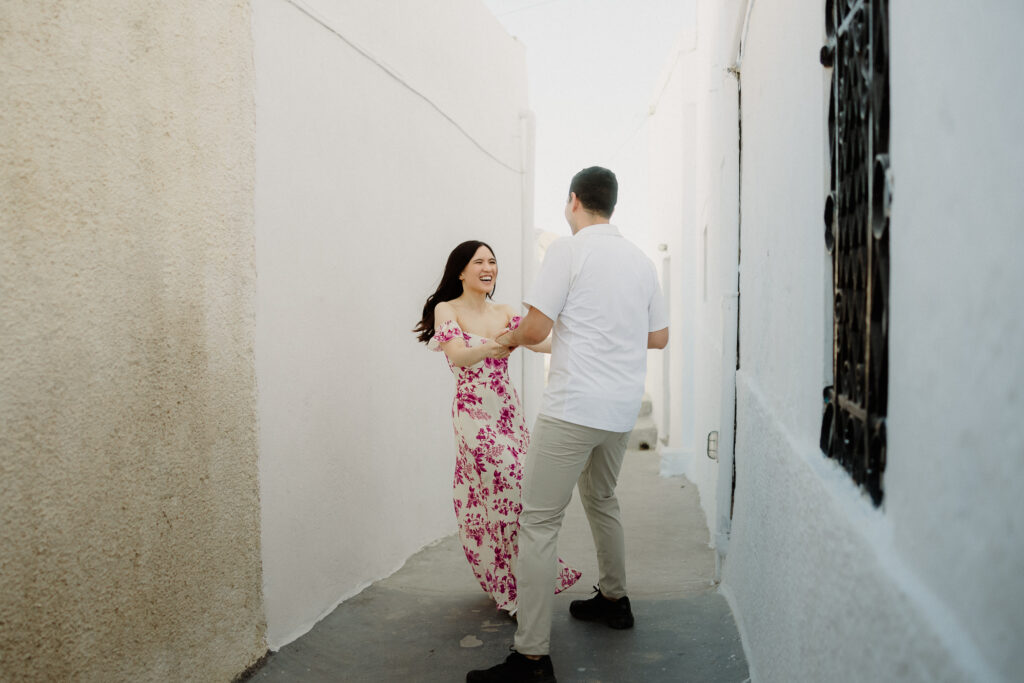 WEDDING PROPOSAL IN SANTORINI