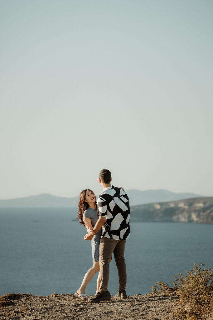WEDDING PROPOSAL IN SANTORINI