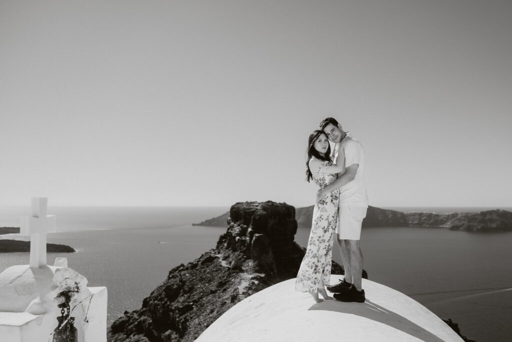 WEDDING PROPOSAL IN SANTORINI