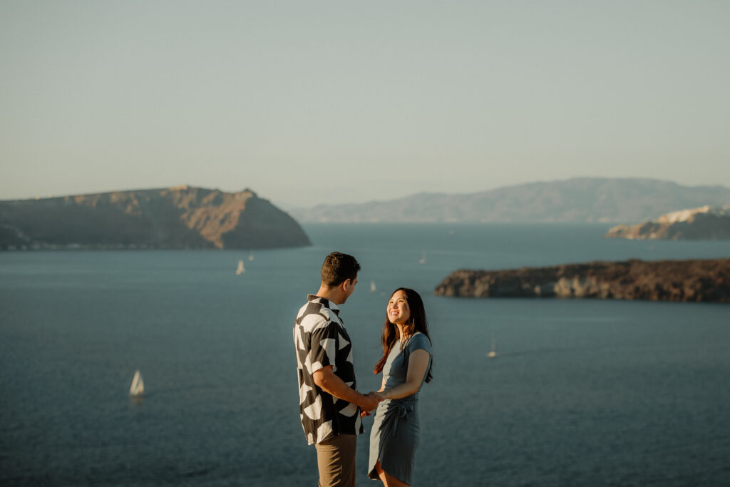 WEDDING PROPOSAL IN SANTORINI