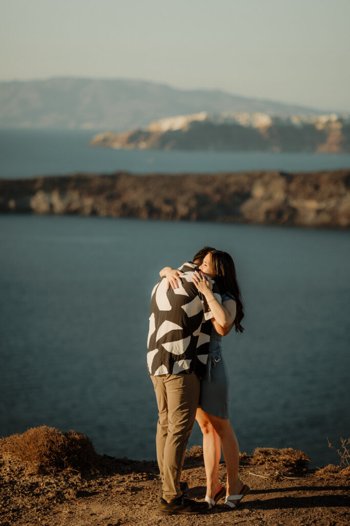 WEDDING PROPOSAL IN SANTORINI