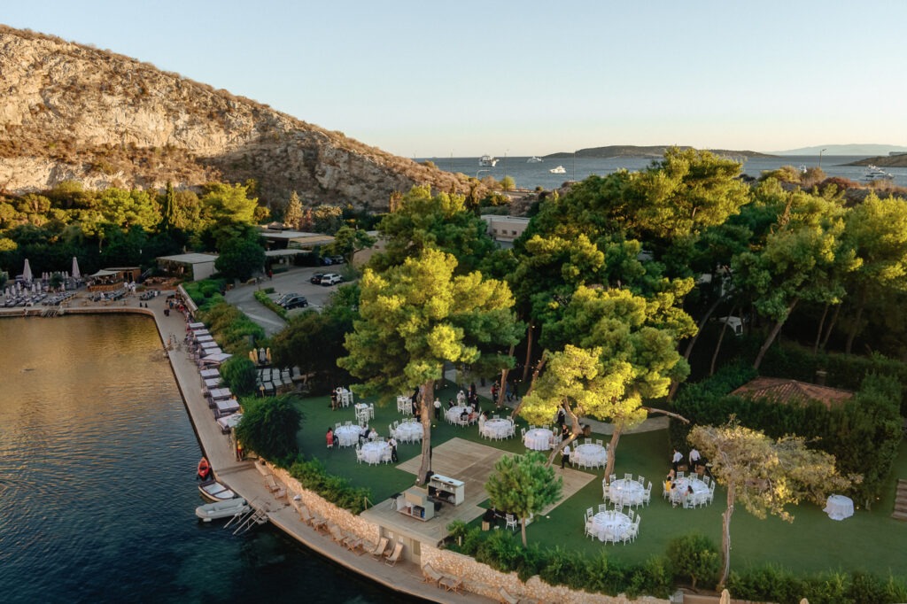 Lake Vouliagmeni wedding photographer
