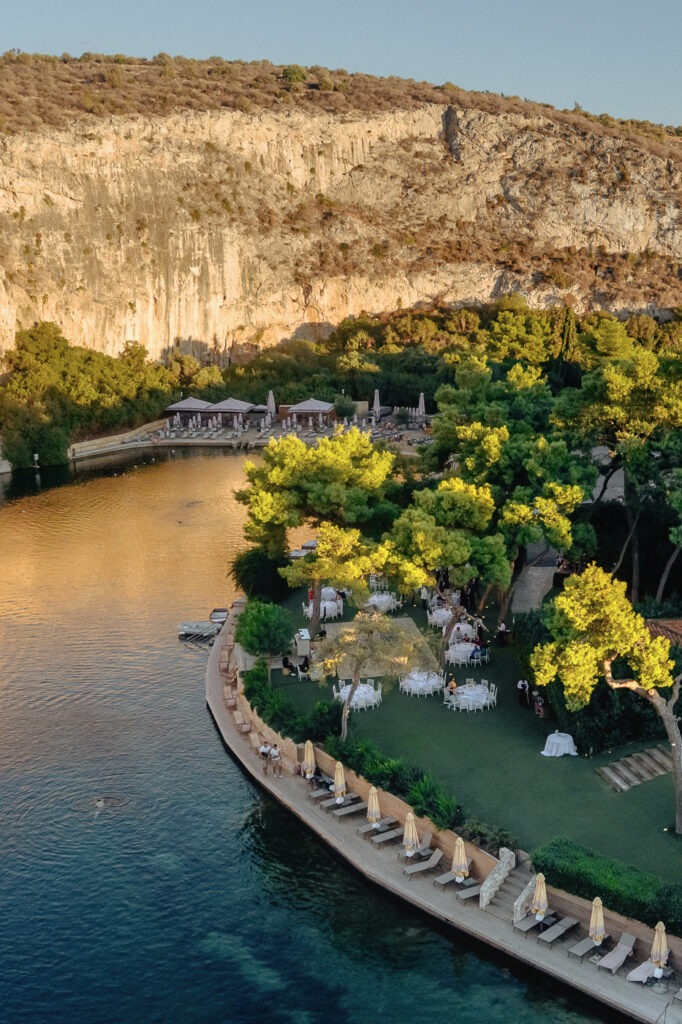 Lake Vouliagmeni wedding photographer