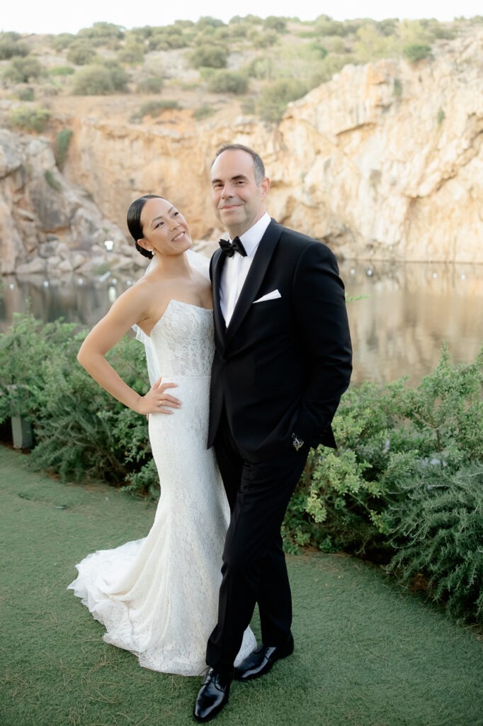 Lake Vouliagmeni wedding photographer
