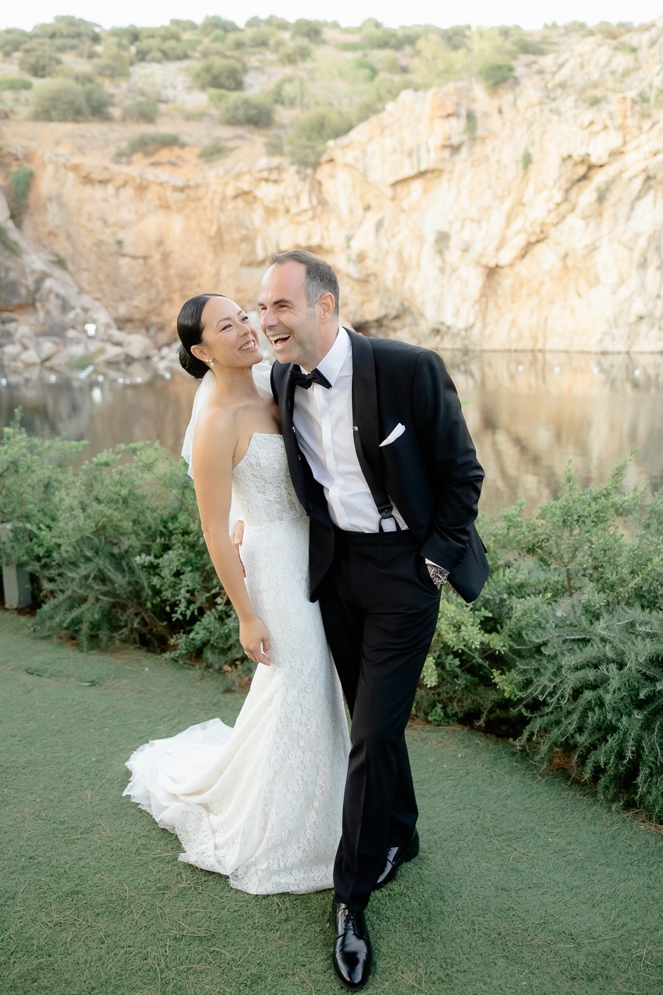 Lake Vouliagmeni wedding photographer