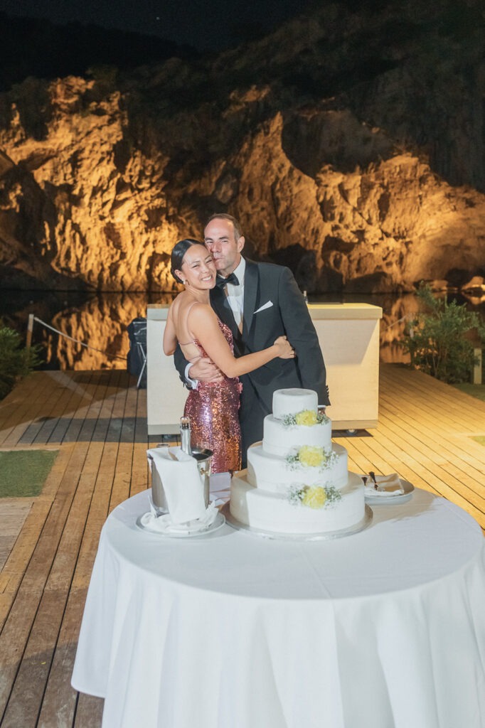 Lake Vouliagmeni wedding photographer